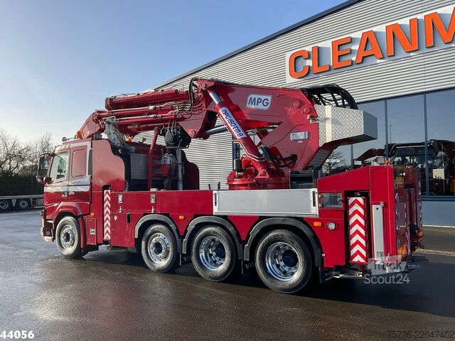 Camion-grue Volvo FMX 500 8x4 Euro 6 MPG 150 Tonmeter laadkraan J...