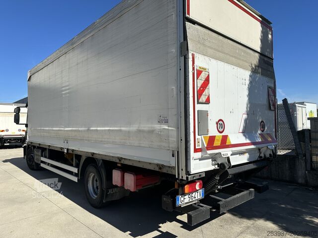 Ciężarówka z platformą i plandeką Iveco ML 140 E 28 P