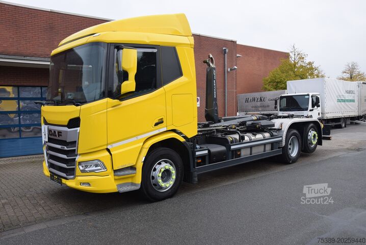 Tipper truck Daf XG 450 Meiller RS21 Abroll ACC Navi Kamera EU6E