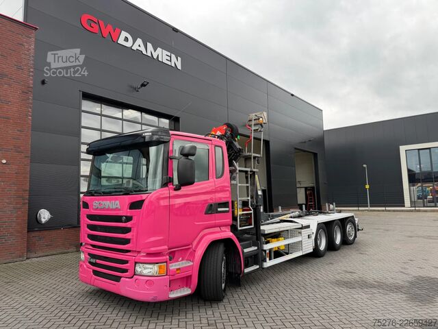 Sistema de brazo de gancho Scania G410 8x4 Haaksysteem / kraan Euro 6 Retarder