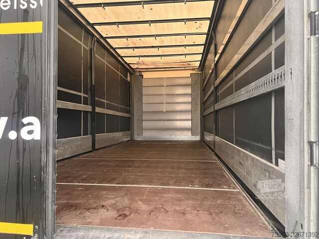 Brandalı açık römork Fliegl TPS135  13,5 t Tandemplanenanhänger, neuwertig