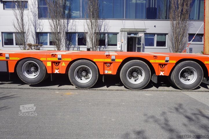 Návěs s plochou korbou Kässbohrer LB3E low-bed semi-trailer / 2025/ 4 axl