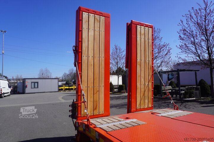 Návěs s plochou korbou Kässbohrer LB3E low-bed semi-trailer / 2025/ 4 axl