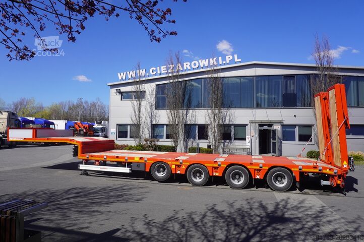 Návěs s plochou korbou Kässbohrer LB3E low-bed semi-trailer / 2025/ 4 axl