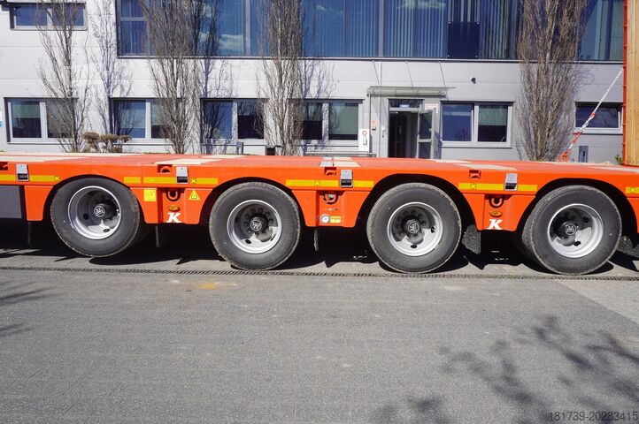 Návěs s plochou korbou Kässbohrer LB3E low-bed semi-trailer / 2025/ 4 axl