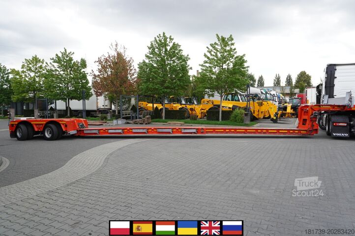 Nízkoložná návěs / 2 kusy Kässbohrer LB2 TIEF-BETT low loader semi-trailer
