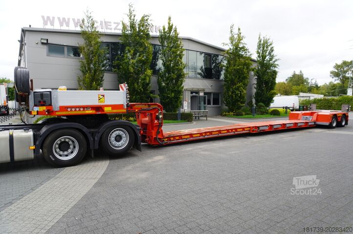 Nízkoložná návěs / 2 kusy Kässbohrer LB2 TIEF-BETT low loader semi-trailer