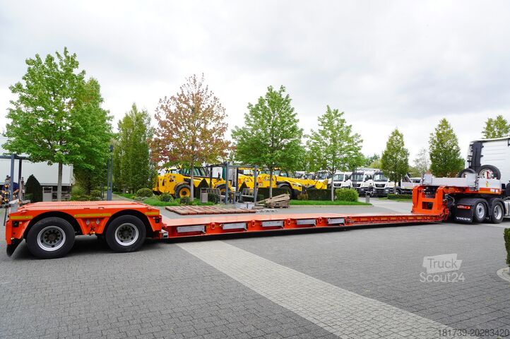 Nízkoložná návěs / 2 kusy Kässbohrer LB2 TIEF-BETT low loader semi-trailer