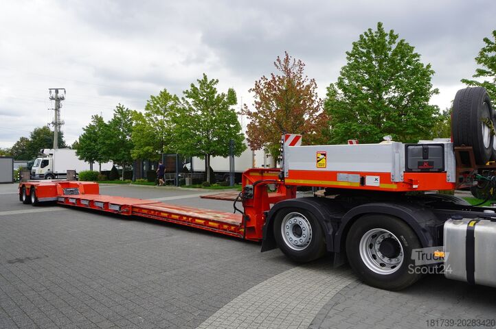 Nízkoložná návěs / 2 kusy Kässbohrer LB2 TIEF-BETT low loader semi-trailer