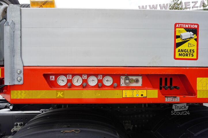 Nízkoložná návěs / 2 kusy Kässbohrer LB2 TIEF-BETT low loader semi-trailer