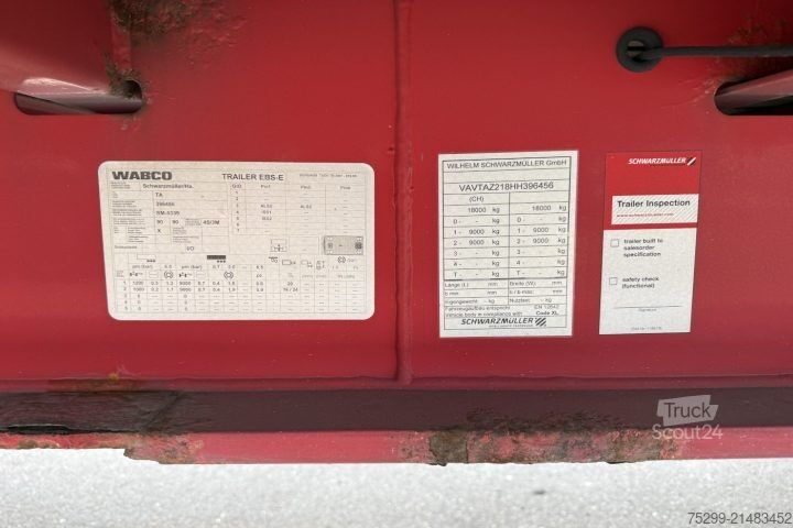 Remorque à caisse Schwarzmüller PA 2/E Koffer mit HB / Swiss-Vehicle