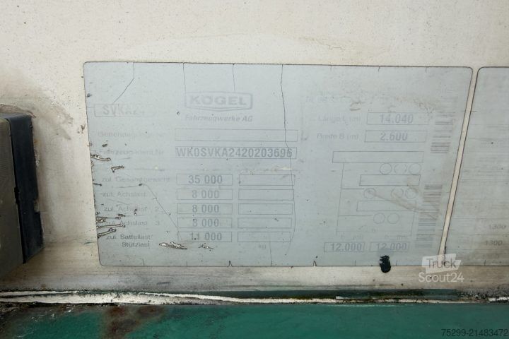 Hladilna polprikolica  SVKA24P10(33) Carrier 1850 / Swiss-Vehicle