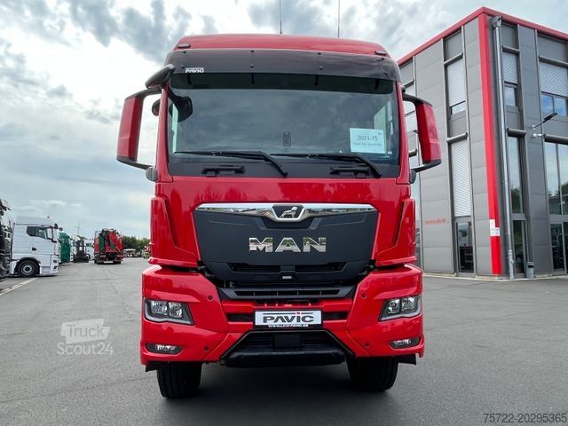 Camion forestier MAN TGS 33.510 BB 6x6/PLATTFORM/KRAN EPSILON Q150Z