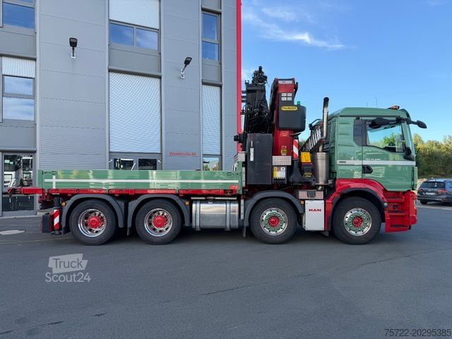 Кран, змонтований на вантажівці MAN TGS 41.510 8x4 mit Palfinger 58002 Kompl. Zug