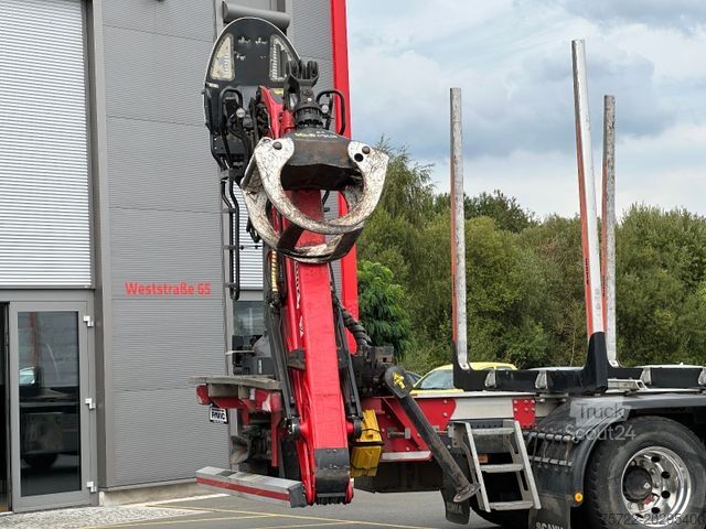 Samochód do przewozu drewna SCANIA R580 6x4 Kurzholz Epsilon M12Z