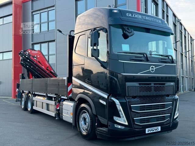 Autokran VOLVO FH 500 6x2 Container-Pritsche/FASSI 545RA.2.28