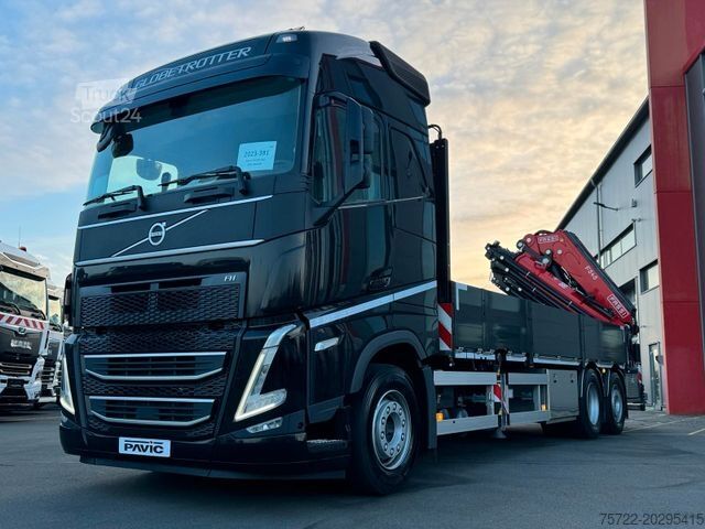 Autokran VOLVO FH 500 6x2 Container-Pritsche/FASSI 545RA.2.28