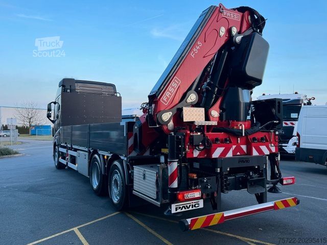 Autokran VOLVO FH 500 6x2 Container-Pritsche/FASSI 545RA.2.28
