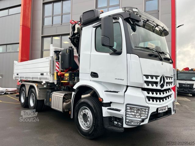 Trójstronna wywrotka MERCEDES-BENZ AROCS 6x4 Dreiseitenkipper FASSI F255A SOFORT