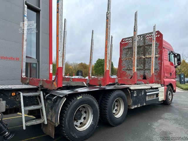 Лесовоз MAN TGX 26.500 6x4 BL Kurzholz TajfunLIV 150Z 9,6