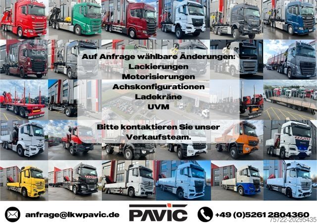 Лесовоз MAN TGX 26.500 6x4 BL Kurzholz TajfunLIV 150Z 9,6