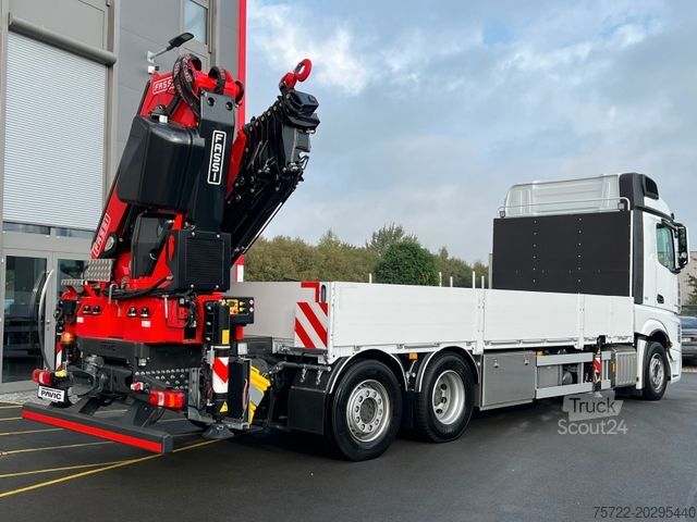 Autokran MERCEDES-BENZ ACTROS 2548/CONTAINERPRITSCHE/KRAN FASSI F545