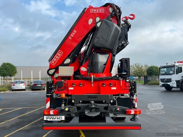 Autokran MERCEDES-BENZ ACTROS 2548/CONTAINERPRITSCHE/KRAN FASSI F545