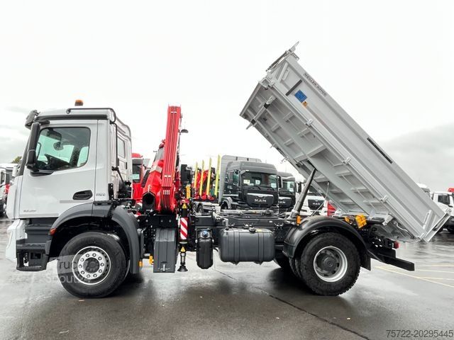 Diğerleri MERCEDES-BENZ AROCS 1835/4x2/3S-KIPPER/FASSI/SOFORT VERFÜGBAR