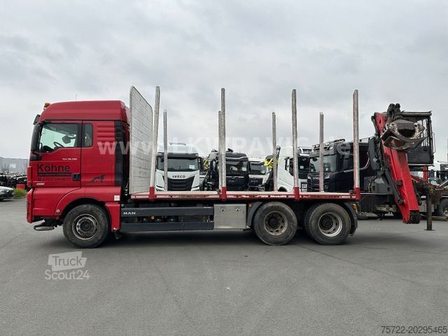 Lesnický nákladní automobil MAN TGX 26 580 6x4 BL Epsilon M12Z83 Kabinen-Kran