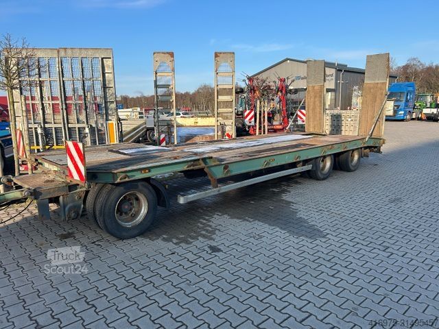Low loader trailer OBERMAIER 3-Achs Tieflader OD3-TUE300ZGS