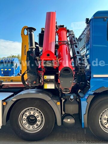 Tovornjak s kavljem za kontejnerje MAN TGS 35.430 8x4 BL Palfinger PHT20 & PK37.002Tec7