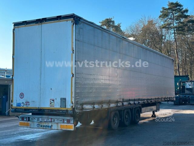 Semi-remorque bâchée KRONE SD  Pritsche + Plane Edscha-Verdeck Mega