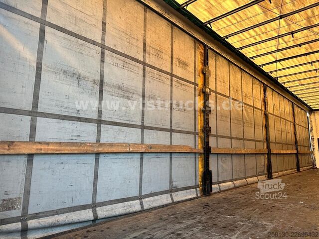 Semi-remorque bâchée KRONE SD  Pritsche + Plane Edscha-Verdeck Mega
