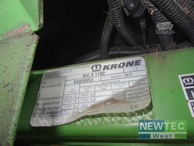 Силосоуборочный комбайн Krone BIG X 1100