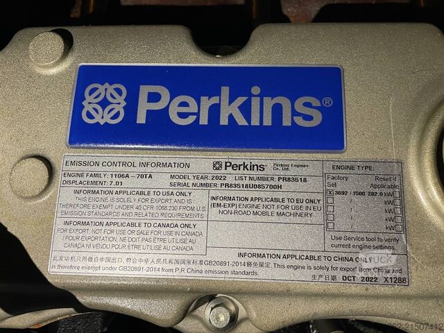 Tilslag Perkins Perkins 1106C-70TA - 220 kVA Generator - DPX-20012