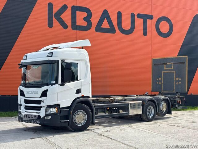 Konteyner taşımacılığı Scania P 500 6x2*4 9 TON FRONT AXLE / RETARDER