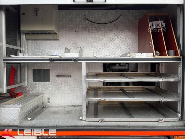 Vacuum tank truck MERCEDES-BENZ 1224 4x4*TLF16/25*Doka*Ziegler Pumpe*Feuerwehr*