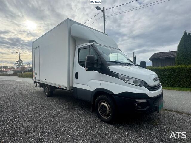 Koffer Iveco Daily 35S16 4x2 box truck w/ lift and two sets of