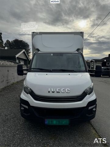 Koffer Iveco Daily 35S16 4x2 box truck w/ lift and two sets of