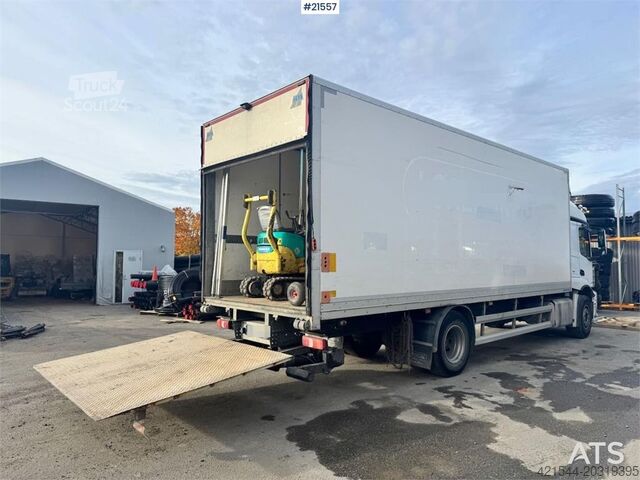 Koffer Mercedes-Benz Actros 1832 4x2 Box truck w/ full side opening and