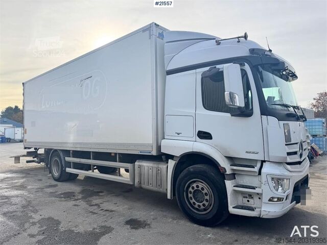 Koffer Mercedes-Benz Actros 1832 4x2 Box truck w/ full side opening and