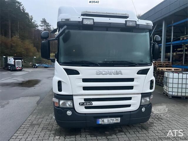 Șasiu cu cabină Scania P420 6x2 chassis w/ lift repair object
