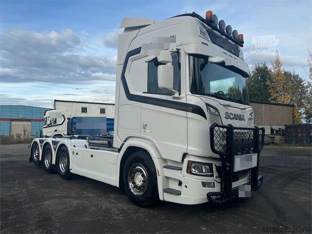 Kanca kol sistemi Scania R660 8x4 Hooklift WATCH VIDEO