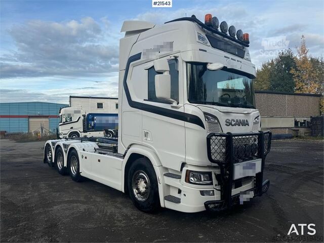 Kanca kol sistemi Scania R660 8x4 Hooklift WATCH VIDEO