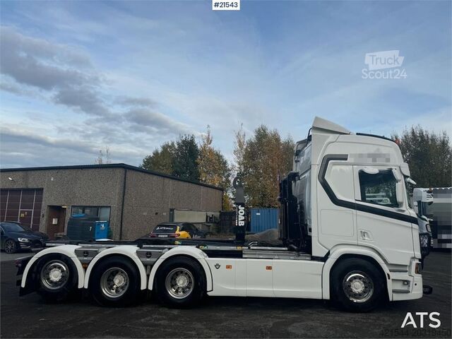 Kanca kol sistemi Scania R660 8x4 Hooklift WATCH VIDEO