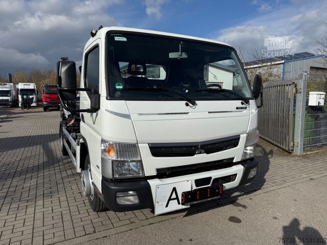 Fourgon benne basculante FUSO Canter 7C18 Absetzkipper VERBREITERBAR/Klima
