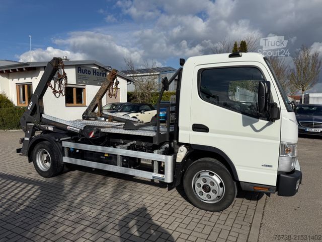 Fourgon benne basculante FUSO Canter 7C18 Absetzkipper VERBREITERBAR/Klima