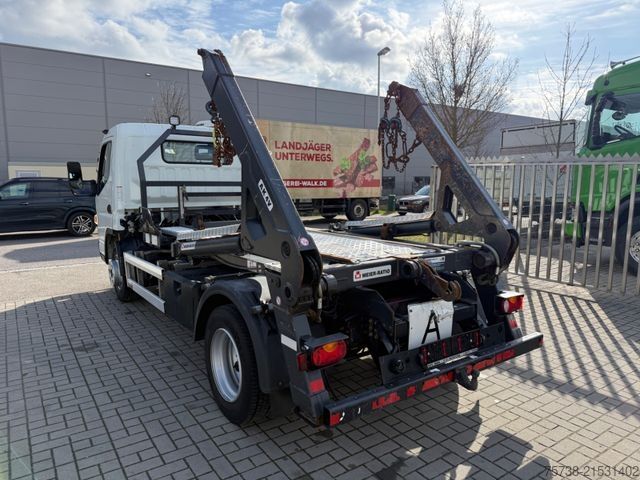 Fourgon benne basculante FUSO Canter 7C18 Absetzkipper VERBREITERBAR/Klima