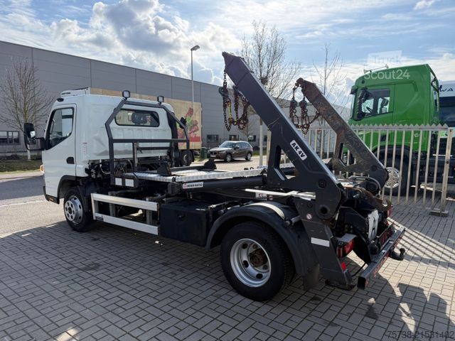 Fourgon benne basculante FUSO Canter 7C18 Absetzkipper VERBREITERBAR/Klima