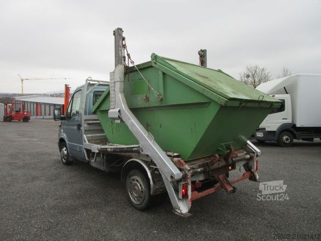 Transporter mit Kipper IVECO Daily 35C13  *Teleskop Absetzkipper+AHK+3-Sitze*